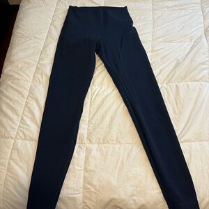 Navy blue Lululemon leggings size 8, great condition.